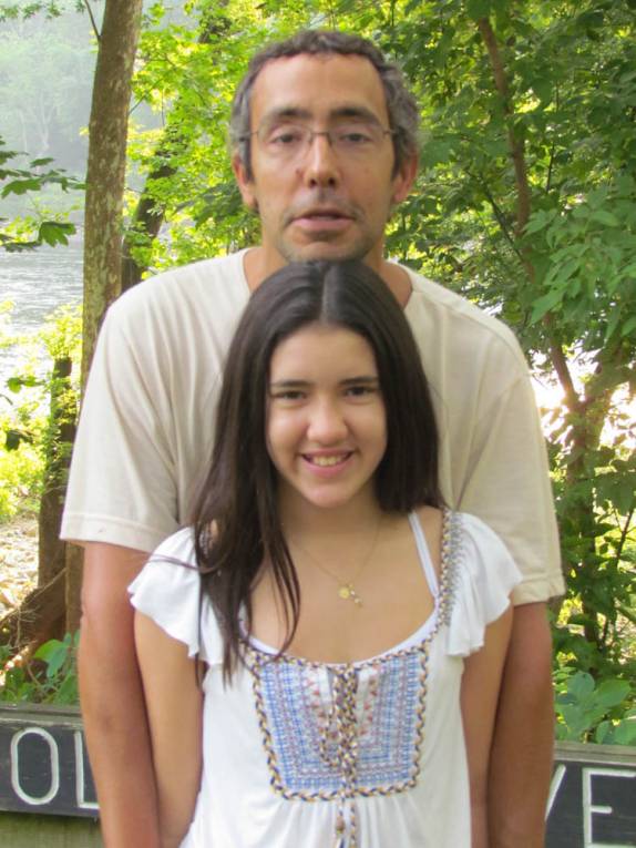 Com a Bebel na viagem de Newark à Pennsylvania, nos Estados Unidos